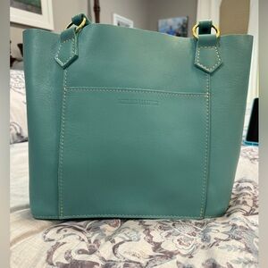 Portland Leather market tote optical brand new never used